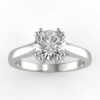 solitaire mount in 14k gold
