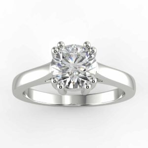 solitaire mount in 14k gold