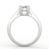 solitaire mount in 14k gold