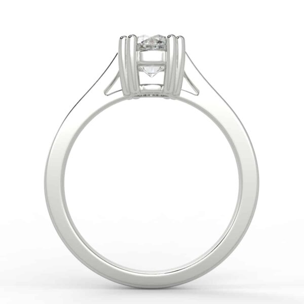 solitaire mount in 14k gold