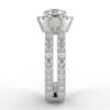 1ct diamond halo semi mount