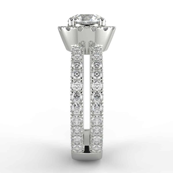 1ct diamond halo semi mount
