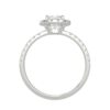 1/3 carat halo semi mount