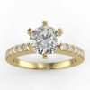 1/10 carat diamond semi mount