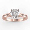 1/5 carat diamond semi mount