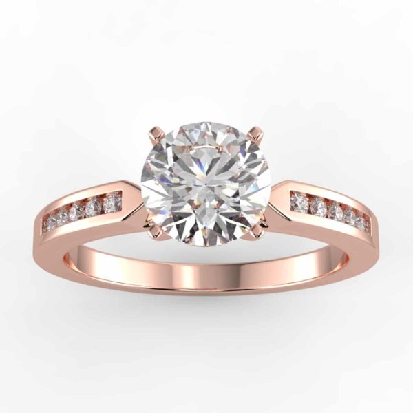 1/5 carat diamond semi mount