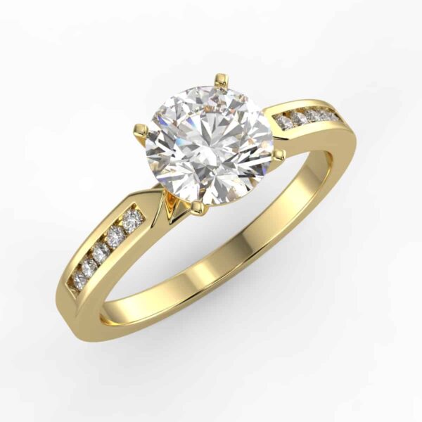 1/5 carat diamond semi mount