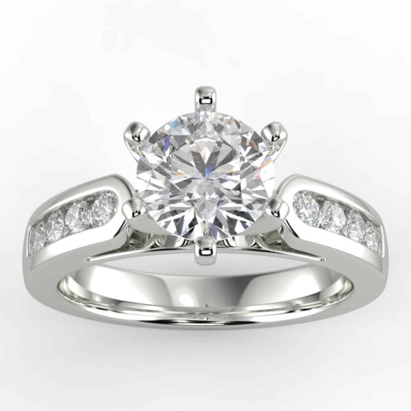 3/4ct channel semi mount