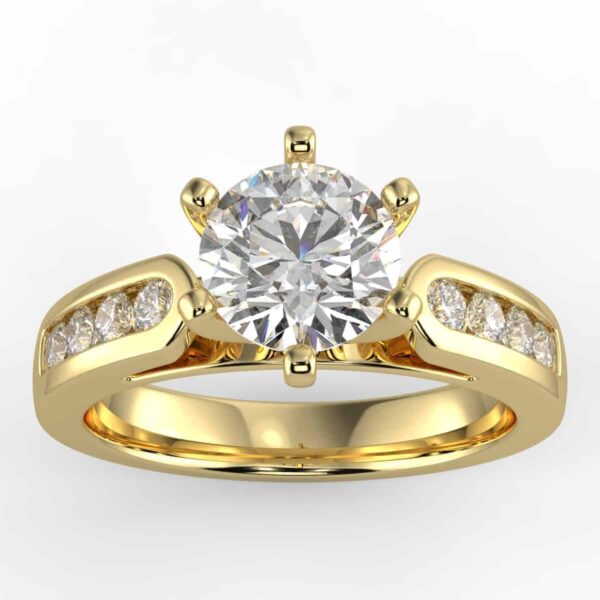 3/4ct channel semi mount