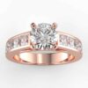 1 carat diamond semi mount