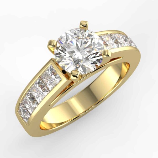1 carat diamond semi mount
