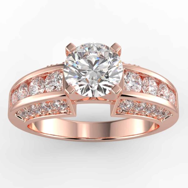 3/4 carat diamond semi mount