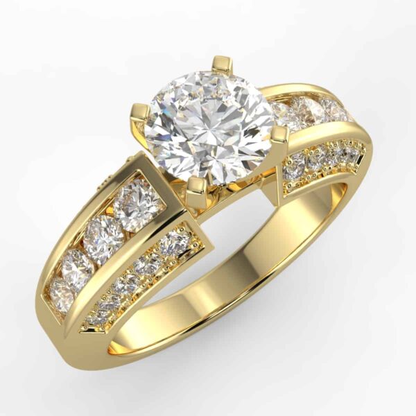 3/4 carat diamond semi mount