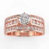 1 5/8 carat diamond semi mount in your choice of metal.
