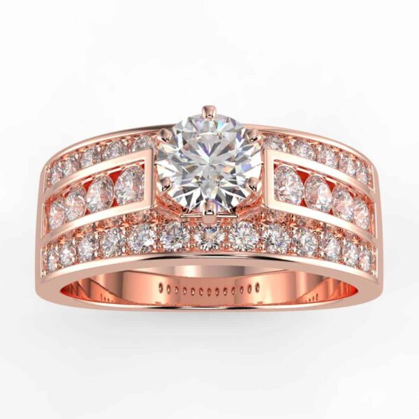 1 5/8 carat diamond semi mount in your choice of metal.