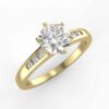1/3ct diamond semi mount