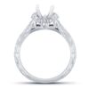 1/2 carat diamond semi mount in 14k gold