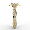 1/2 carat diamond halo semi mount