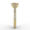1/2 carat hidden halo semi mount