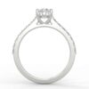 1/2 carat hidden halo semi mount