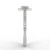 1/4 carat diamond halo semi mount