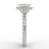 1/4ct halo semi mount