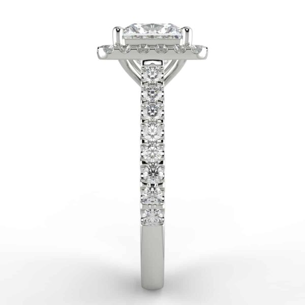 1/4ct halo semi mount