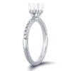 1/5 ct diamond hidden halo semi mount