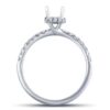 1/5 ct diamond hidden halo semi mount