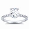 1/5 ct diamond hidden halo semi mount