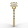 diamond hidden halo semi mount