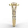 7/8 carat diamond halo semi mount