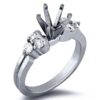 1/3ct diamond semi mount