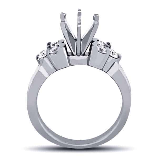 1/3ct diamond semi mount