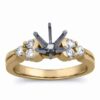 1/3ct diamond semi mount