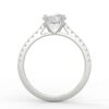 1/4 carat diamond semi mount