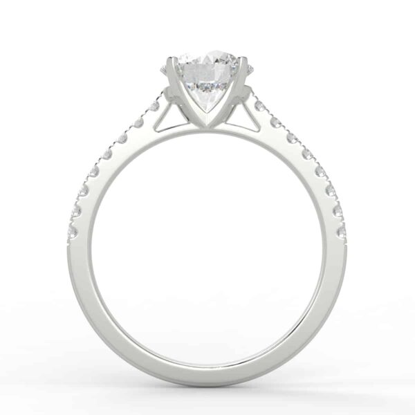 1/4 carat diamond semi mount