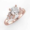 1/3 carat diamond semi mount