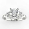 1/3 carat diamond semi mount