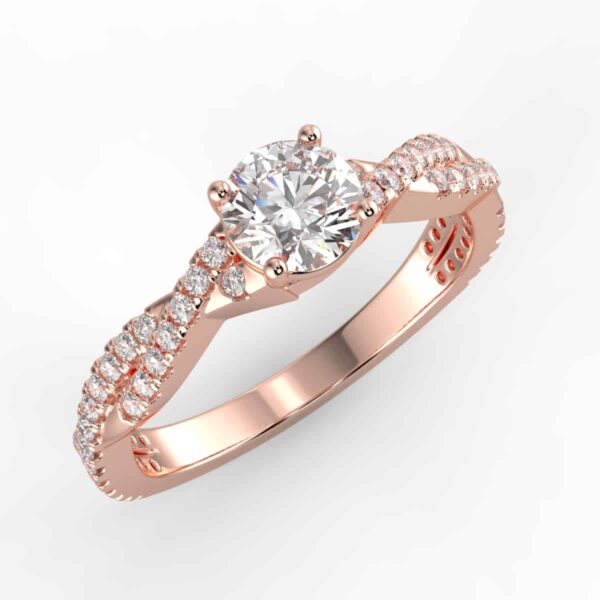 1/5 carat diamond semi mount