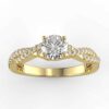 1/5 carat diamond semi mount