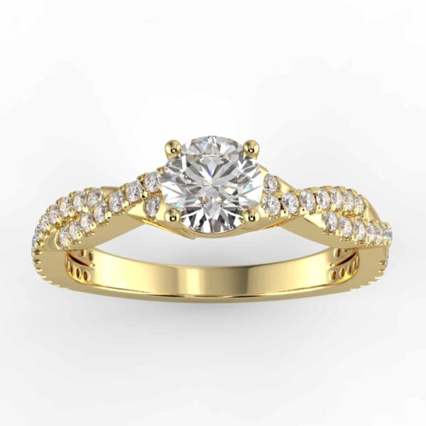1/5 carat diamond semi mount