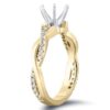 1/4 carat diamond semi mount