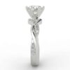 1/4ct designer semi mount in 18k gold