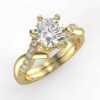 1/4ct designer semi mount in 18k gold
