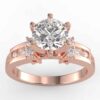 5/8 carat diamond semi mount in your choice of metal.