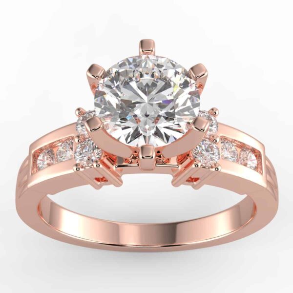 5/8 carat diamond semi mount in your choice of metal.