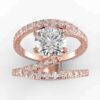 1/2 carat diamond semi mount in your choice of metal.