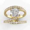 1/2 carat diamond semi mount in your choice of metal.