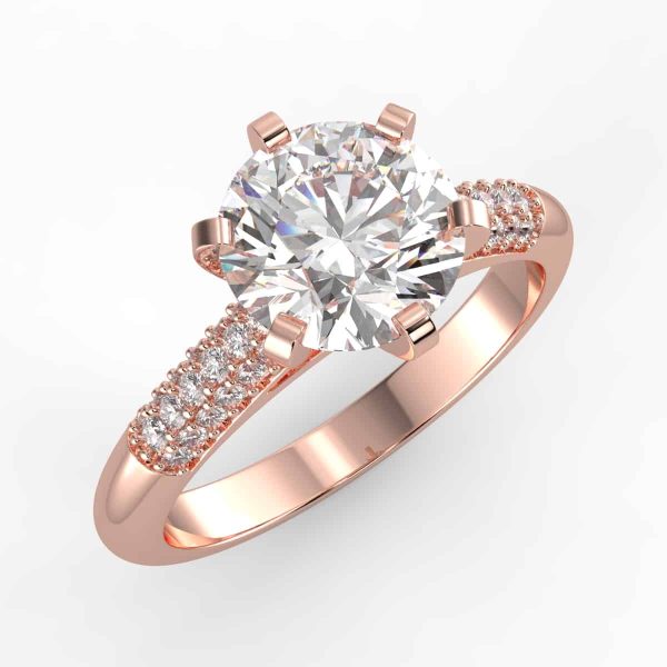 1/2 carat diamond semi mount